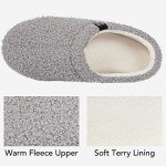 Cozy Light Gray Women's Teddy Fleece Slippers