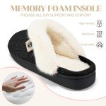 Cozy Knit Fleece Lined Memory Foam Slippers