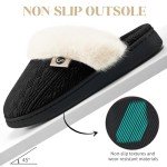 Cozy Knit Fleece Lined Memory Foam Slippers
