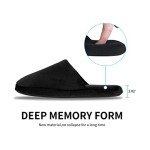 3-Pair Fuzzy Memory Foam Spa Slippers