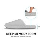 3-Pair Fuzzy Memory Foam Spa Slippers
