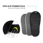 3-Pair Fuzzy Memory Foam Spa Slippers