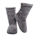 Super Soft Cozy Women's Booties Slippers - Grey