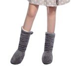 Super Soft Cozy Women's Booties Slippers - Grey