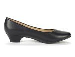 DREAM PAIRS Women's Mila Low Heel Pumps, Black