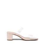 DREAM PAIRS Women's Two Strap Open Toe Heels