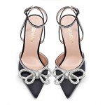DREAM PAIRS Women's Rhinestone Ankle Strap Heels