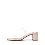 DREAM PAIRS Women's Two Strap Open Toe Heels