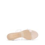 DREAM PAIRS Women's Two Strap Open Toe Heels