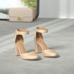 DREAM PAIRS Women's Gold Glitter High Heel Pumps