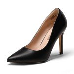 DREAM PAIRS Women's Black High Heel Pumps