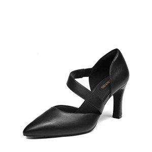 Stylish Black Pointed Toe High Heel Pumps