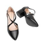 DREAM PAIRS Women's Chunky Heels Dress Pumps