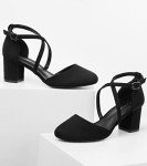 Greatonu Women's Low Block Heels Dress Pumps
