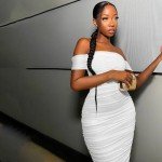 Mookyun Women's Summer Off Shoulder Sleeveless Fitted Sexy Bodycon Ruched Cocktail Evening Party Club Mini Dress (White L)