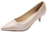 DADAWEN Women's Elegant Pointed Toe Kitten Heels