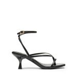 DREAM PAIRS Women’s Sexy Black Lace-Up Heels