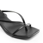 DREAM PAIRS Women’s Sexy Black Lace-Up Heels