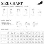 Women's Black Chunky Heels with Arch Support