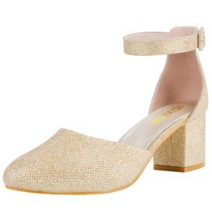 Chic Closed Toe Chunky Heels for Women