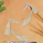 Chic Closed Toe Chunky Heels for Women