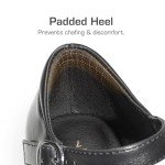 Comfortable Black Mary Jane Block Heel Pumps