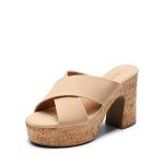 DREAM PAIRS Women's Open Toe Platform Heels