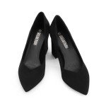 Elegant Black Chunky Block Heels for Women