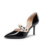 Elegant Black Stiletto High Heels for Women