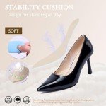Stylish Black Closed Toe High Heel Pumps