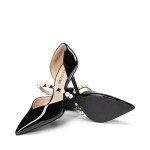 Elegant Black Stiletto High Heels for Women