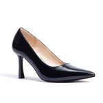 Stylish Black Closed Toe High Heel Pumps