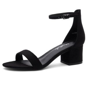 Herstyle Women's Open Toe Low Heels Sandals
