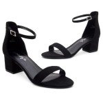 Herstyle Women's Open Toe Low Heels Sandals