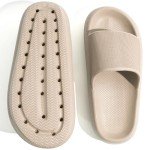 Women's Cloud Slides: Comfortable Pillow House Slippers