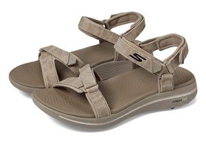 Skechers Women's Arch Fit Golf Sandal Sneaker - Taupe