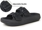 Adjustable Double Buckle Beach Slipper Slides