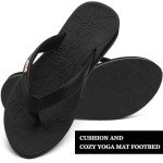 ONCAI Women's Non-Slip Yoga Mat Flip Flops