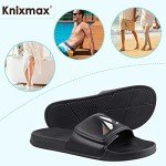 Knixmax Adjustable Slide Sandals for Women and Men