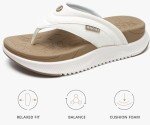 Orthopedic Arch Support Flip Flops for Women