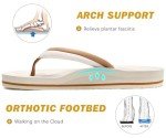 Comfortable Women's Flip Flops with Arch Support