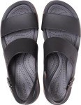 Women's Crocs Brooklyn Low Wedge Sandals - Black/Mushroom