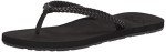 Roxy Women's Costas Black Flip-Flop Sandals