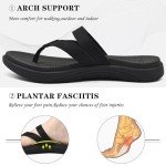 Comfortable Women's Orthotic Flip Flops - Size 8.5