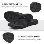 Comfortable Women's Orthotic Flip Flops - Size 8.5