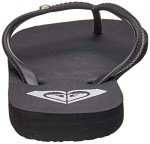Roxy Women's Black Bermuda Flip Flops