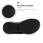 Women's Black Arch Support Soft Cushion Flip Flops