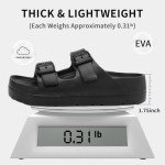 Adjustable Platform Sandals for Women with Arch Support