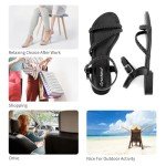 Stylish Black Gladiator Flat Sandals for Women