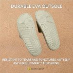 Cushioned Slide Sandals with Adjustable Strap - Taupe